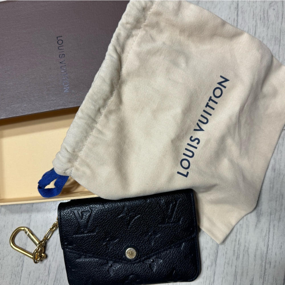LV Black Empreinte Coin Pouch